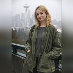 Free People Hoodless Parka Style Jacket Xs